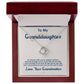 To My Granddaughter, I Love You For The Rest Of My Life - Love Knot Necklace